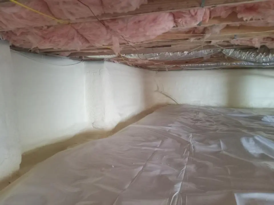 Crawl space encapsulation with closed-cell spray foam for Roof Maintenance in Lindsay